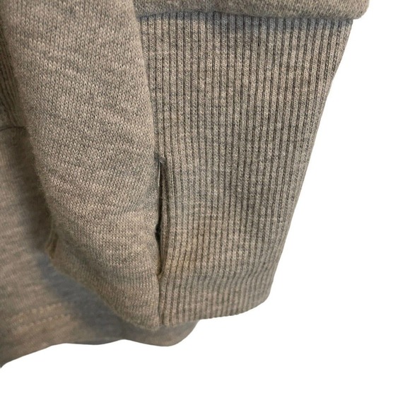 Mondetta Sport Hoodie Gray thumbholes full zip Sz M pockets fleece lined - Picture 4 of 9